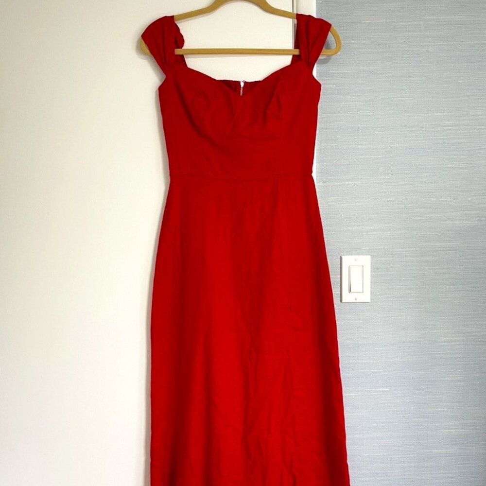 Reformation - Red Bridgton Dress